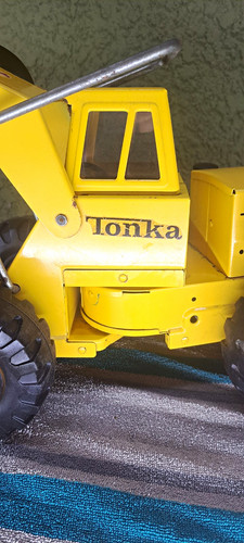 Tonka vintage yellow black - vintage, yellow/black