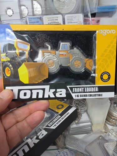 Tonka agoro front loader 1oz - front,