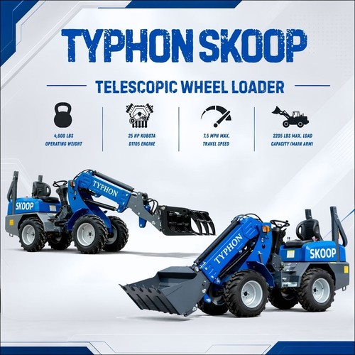 Typhon skoop wheel - loader, usa