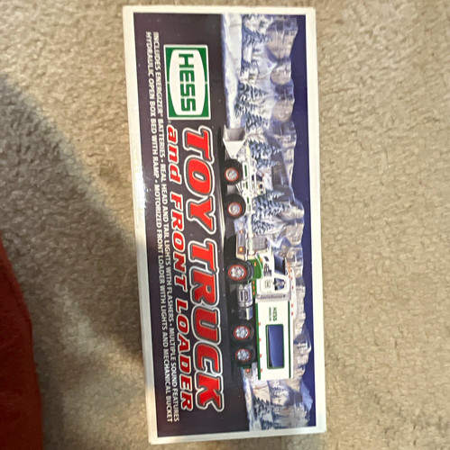 Hess white green toy - toy, truck